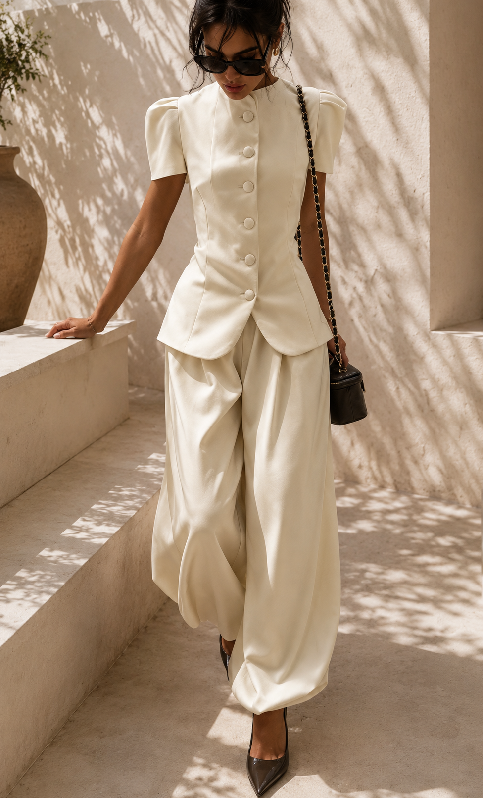Elegant Tailored Two-Piece Set