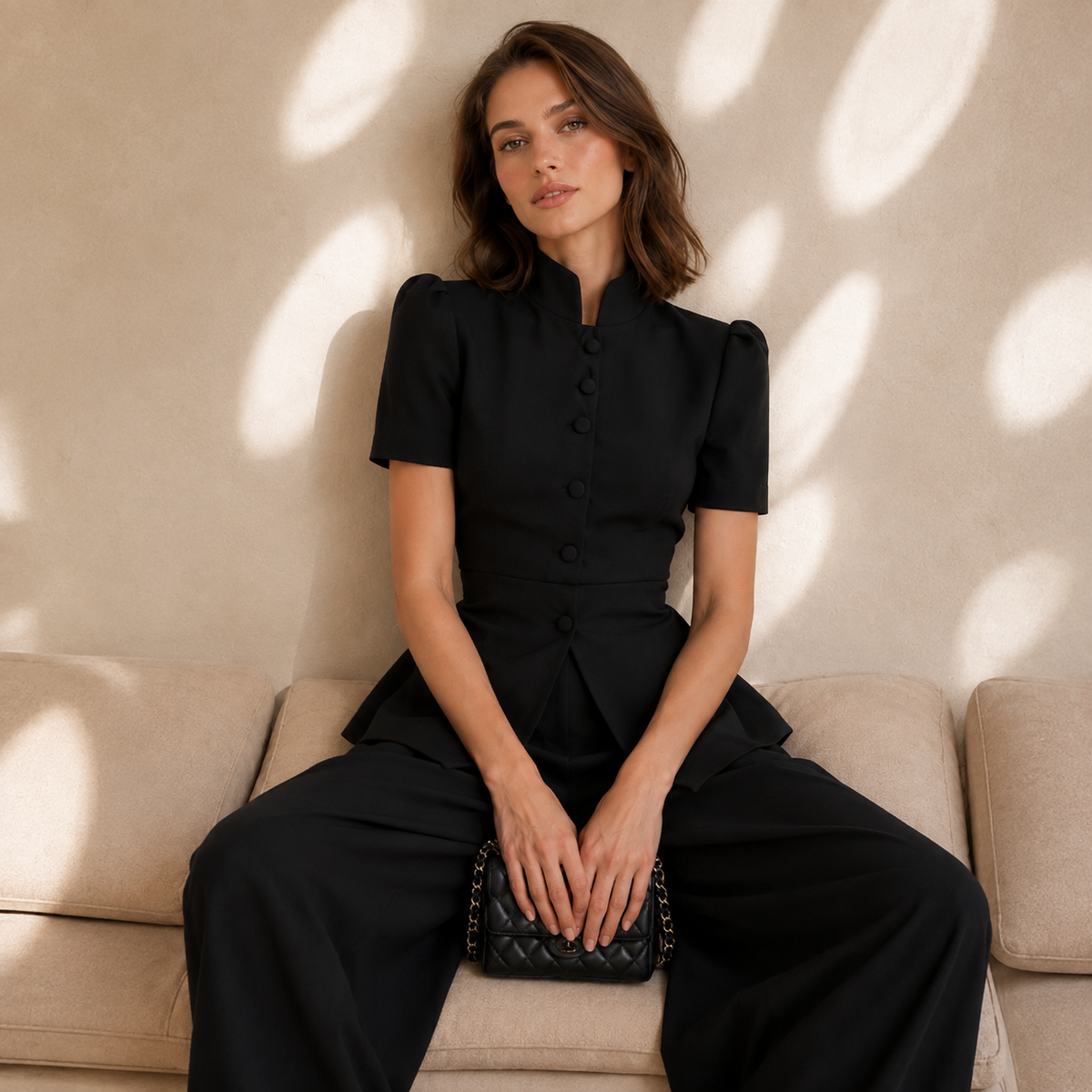 Elegant Tailored Two-Piece Set