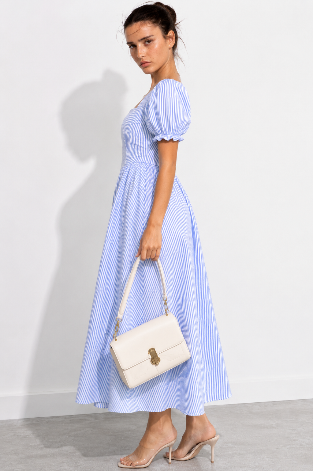 Sky Blue Bow Dress