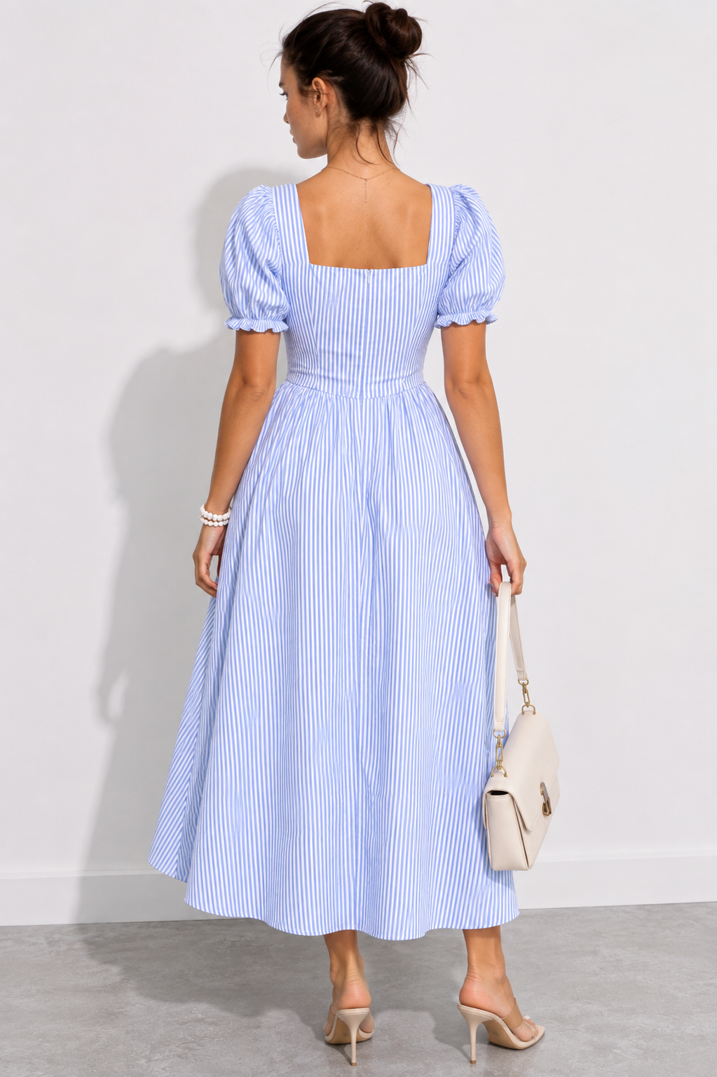 Sky Blue Bow Dress