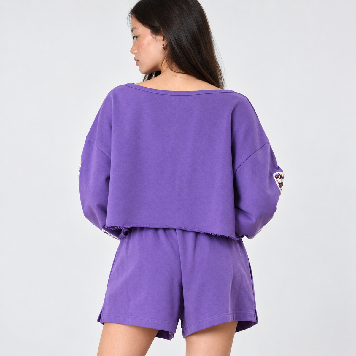 Sequin Shorts Two-Piece Set