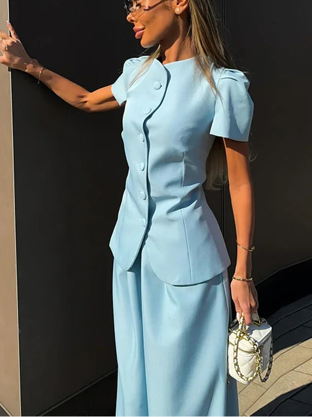 Elegant Tailored Two-Piece Set