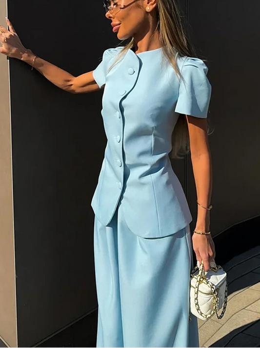 Elegant Tailored Two-Piece Set