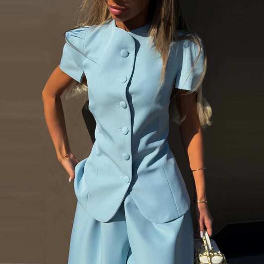 Elegant Tailored Two-Piece Set