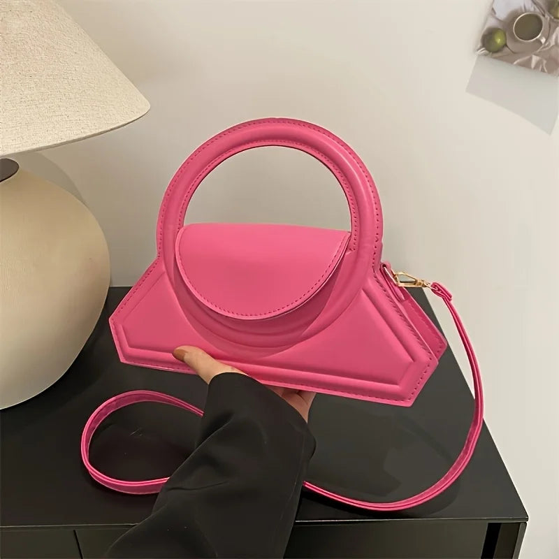 Sculptural Saddle Bag strap detail