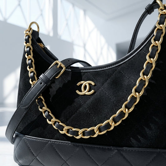 Chain decor crossbody bag fashion view | ORLEVE