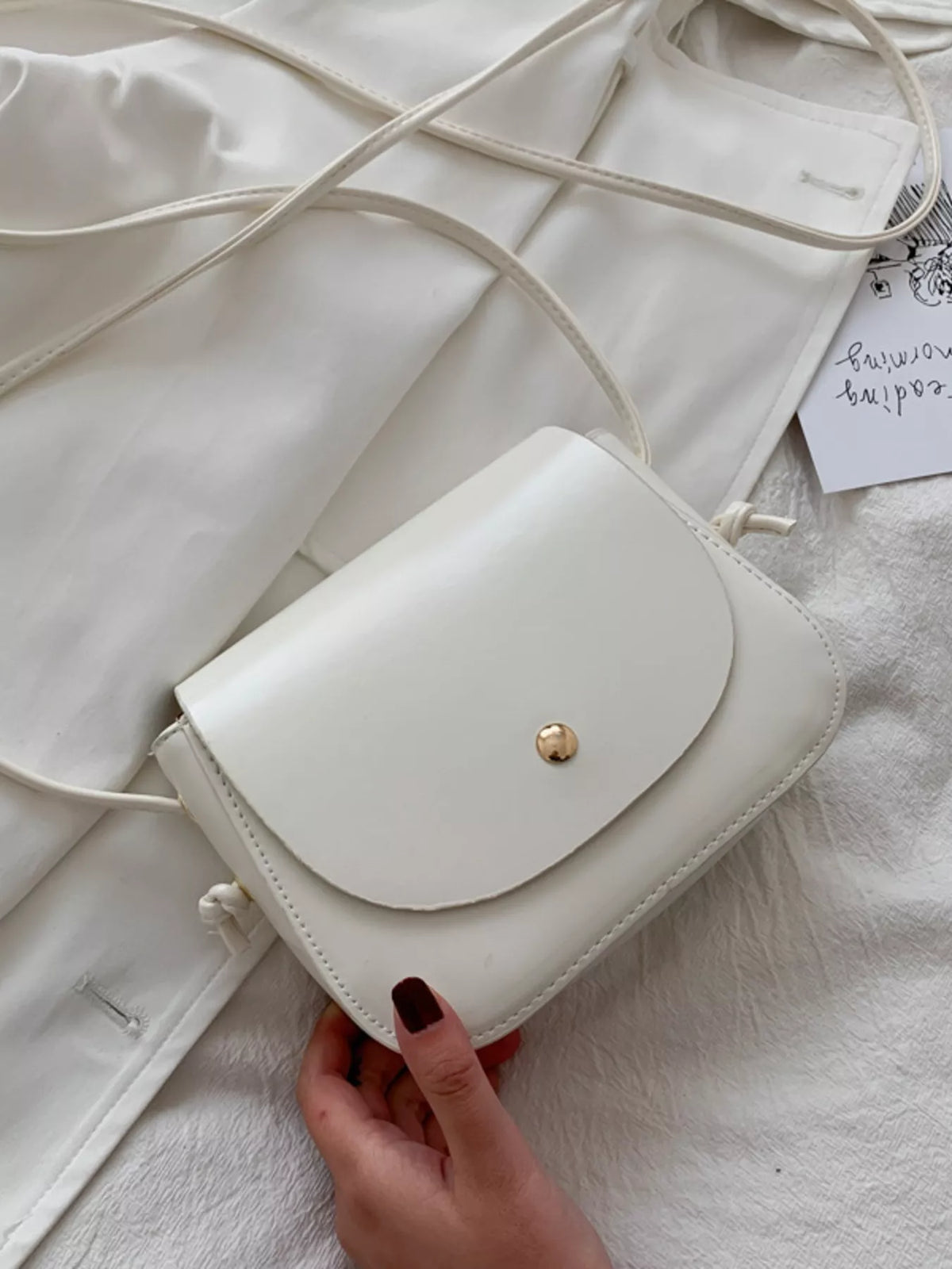 Leather crossbody bag product image | Orleve