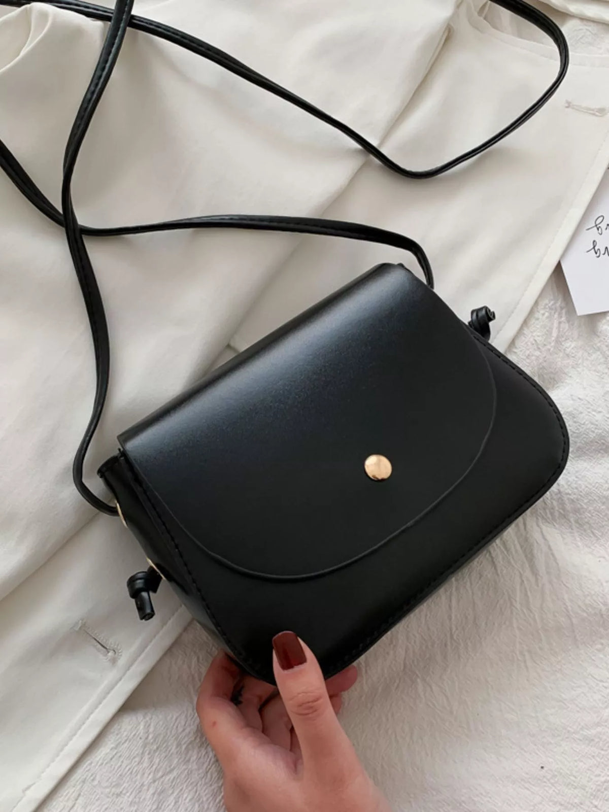 Leather crossbody bag product image | Orleve