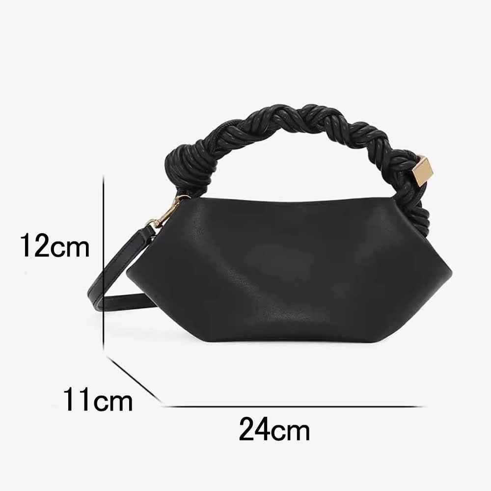 Luxe braided shoulder bag detail | ORLEVE