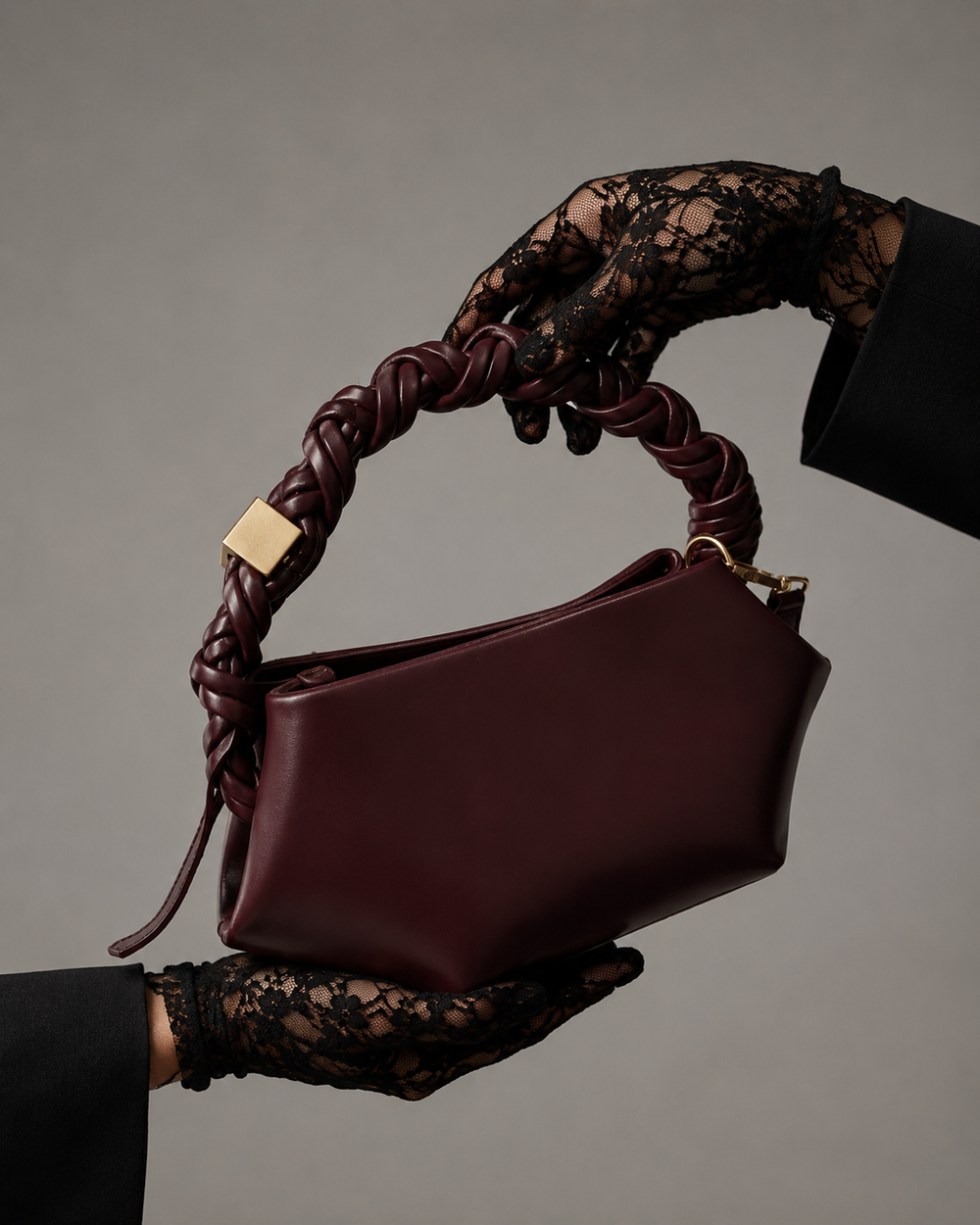 Braided Mini Shoulder Bag
