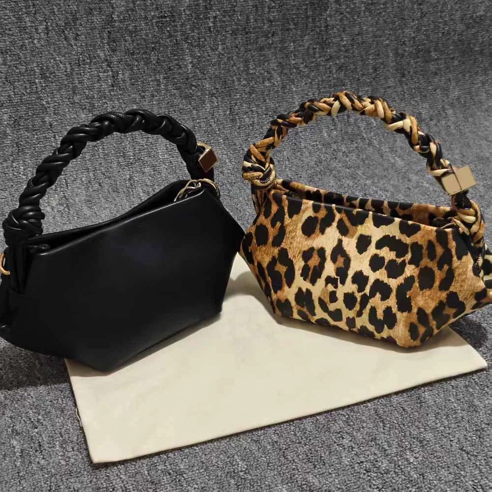 Luxe braided structured handbag | ORLEVE