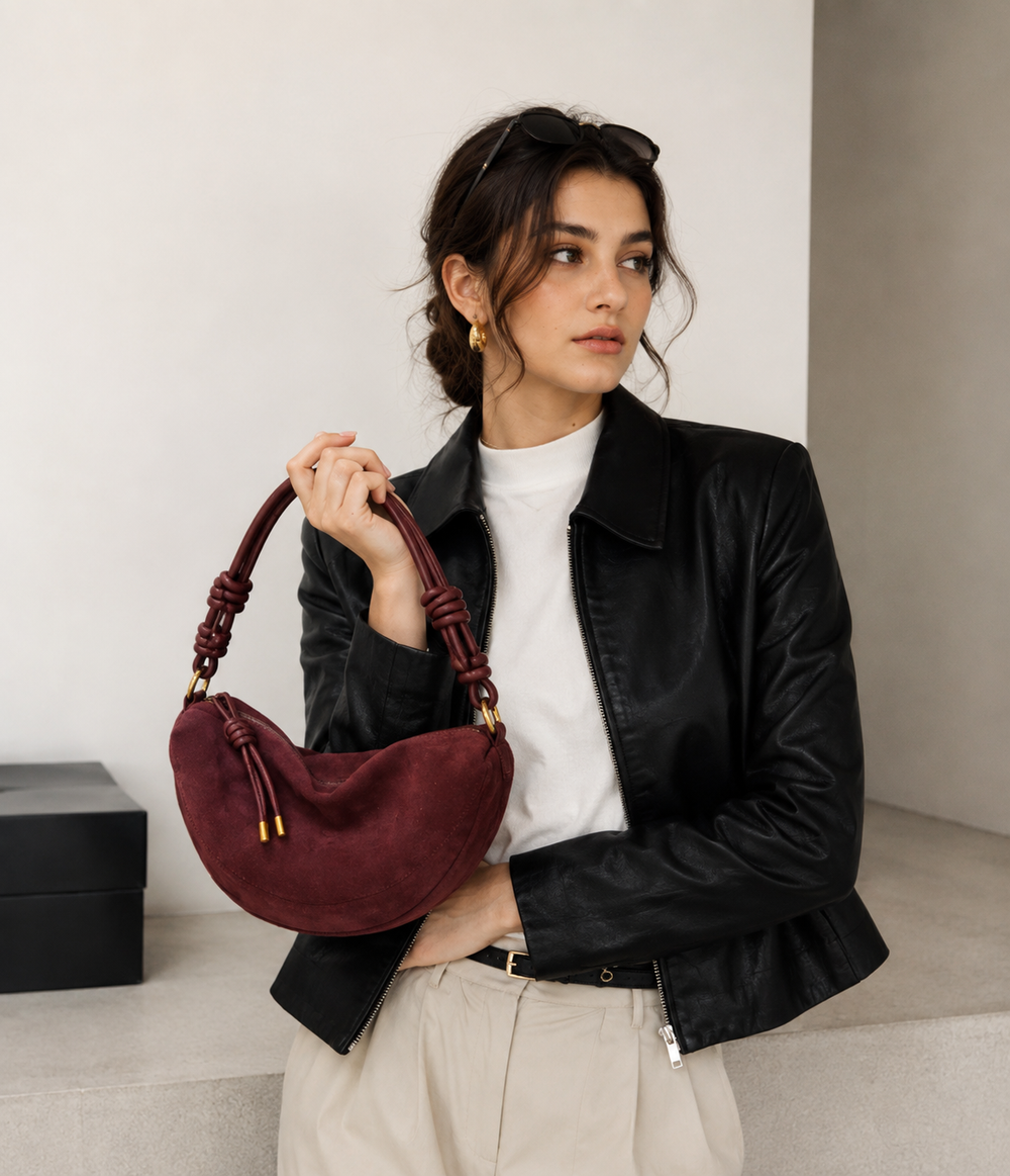 Minimal Flap Shoulder Bag